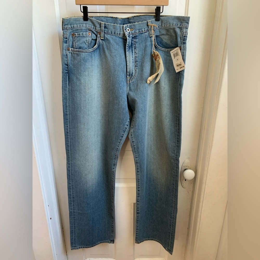 Men's NWT Lucky Brand Relaxed Jeans Size 38 100% cotton